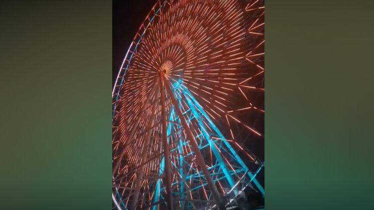 摩壬光艺户外摩天轮亮化项目展示