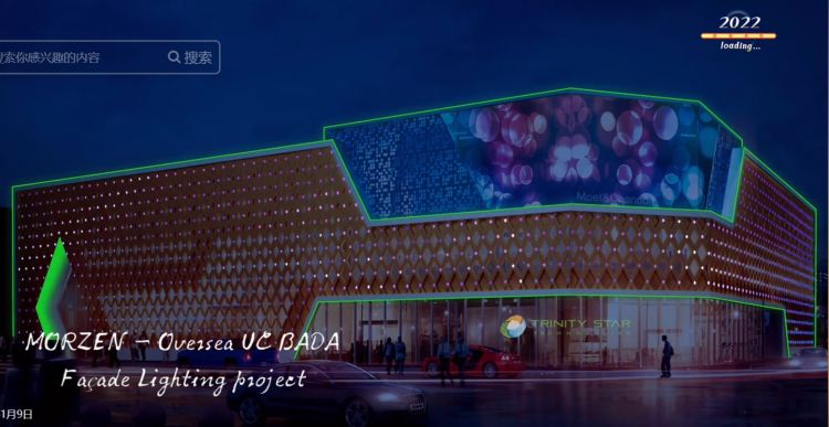 摩壬光艺科技户外亮化项目